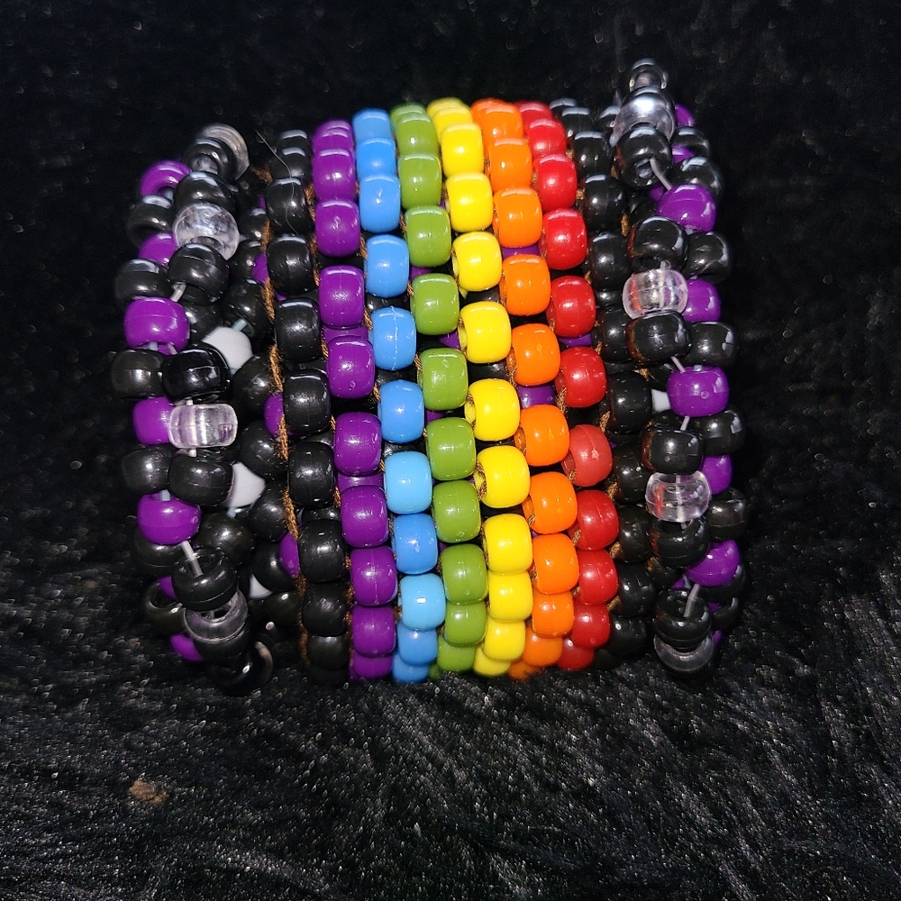 Rainbow Rotation Kandi Bracelet - Picture 3 of 5